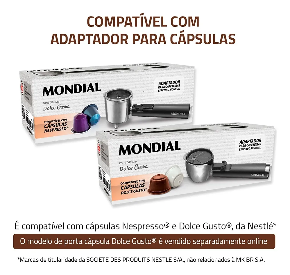 Cafeteira Espresso Automática Mondial Dolce Latte - 7